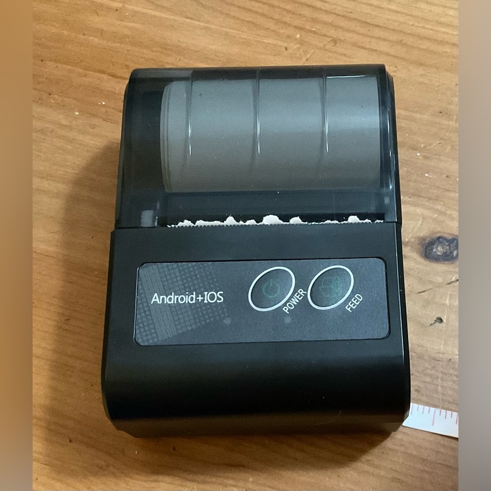 Android: portable receipt printer.